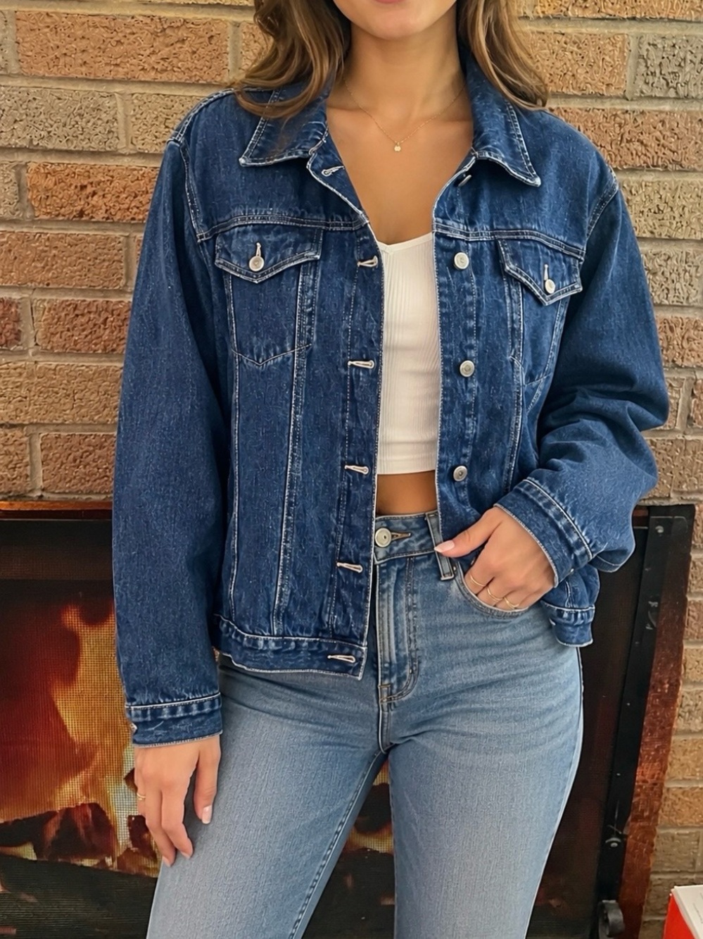 St. John’s Bay Blue Denim jean Jacket